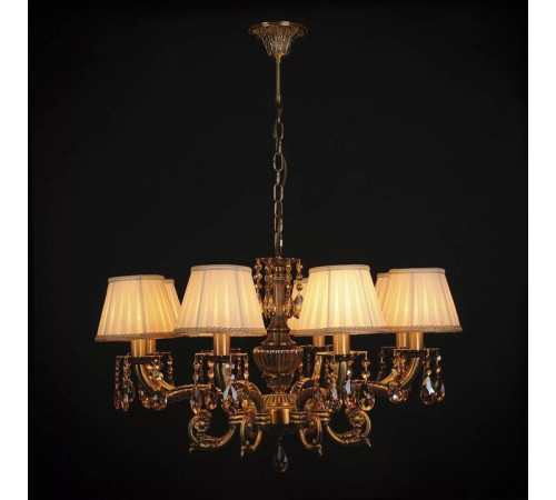 Подвесная люстра Abrasax Sylvia L.8110-8BR CRISTAL-SHADE