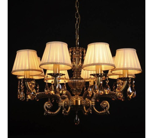 Подвесная люстра Abrasax Sylvia L.8110-8BR CRISTAL-SHADE