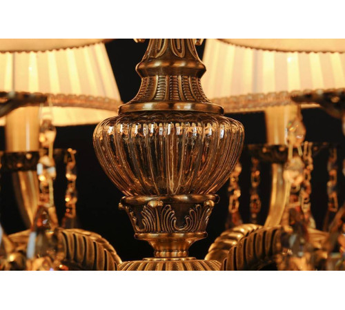 Подвесная люстра Abrasax Sylvia L.8110-8BR CRISTAL-SHADE