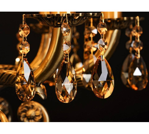 Подвесная люстра Abrasax Sylvia L.8110-8BR CRISTAL-SHADE