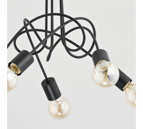 Люстра на штанге ADILUX Tango Black 23175