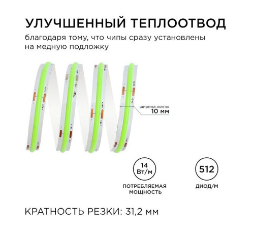 Лента светодиодная Apeyron Electrics 00-367