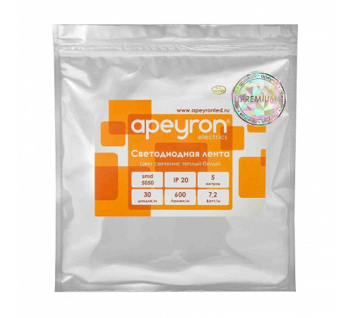 Лента светодиодная Apeyron Electrics 00-437