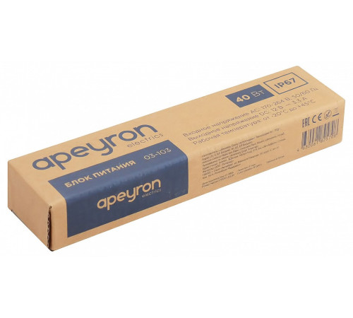 Блок питания с проводом Apeyron Electrics 03-103