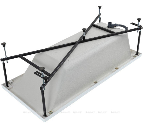 Ванна акриловая Aquanet Bright 180x80 см с каркасом и сливом-переливом 00233143