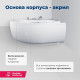 Ванна акриловая Aquanet Capri 170x110 R правая с каркасом 00205387