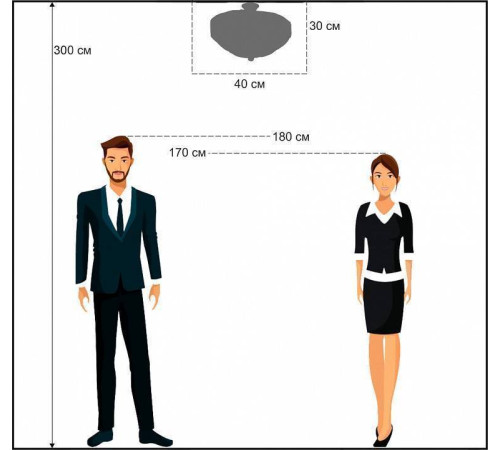 Люстра на штанге Arti Lampadari Elba Elba E 1.2.40.100 N