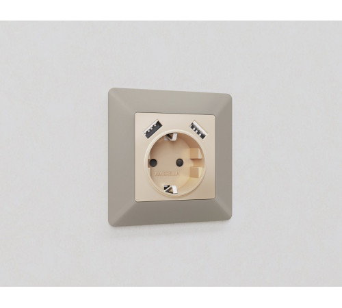 Рамка на 1 пост Ambrella Volt Line AF110361