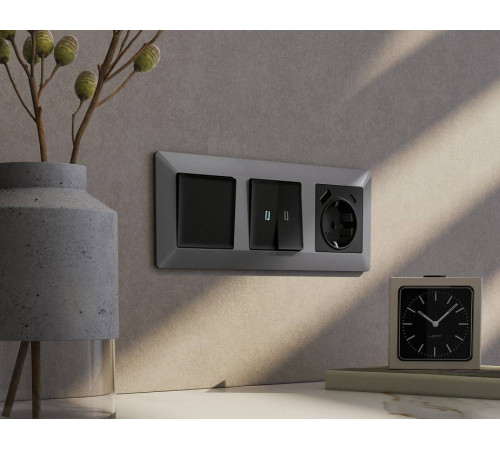 Рамка на 1 пост Ambrella Volt Line AF110501