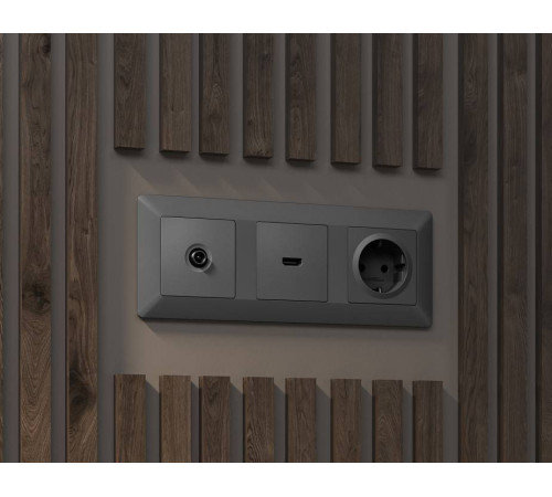 Рамка на 1 пост Ambrella Volt Line AF110501