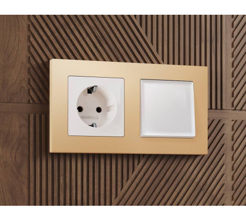 Рамка на 3 поста Ambrella Volt Techno AF220603