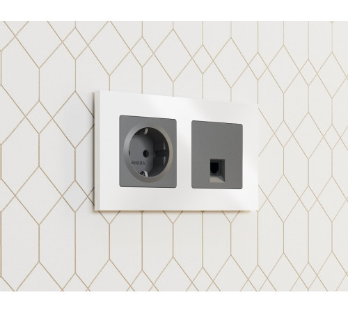 Рамка на 4 поста Ambrella Volt Qubi AF250104