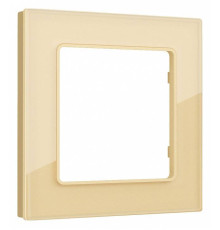 Рамка на 1 пост Ambrella Volt Platos Стекло органическое AF330601