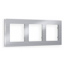 Рамка на 3 поста Ambrella Volt Platos Металл AF550103