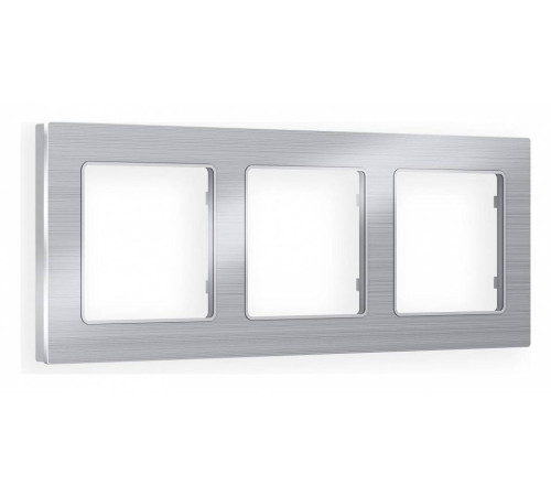 Рамка на 3 поста Ambrella Volt Platos Металл AF550103