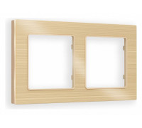 Рамка на 2 поста Ambrella Volt Platos Металл AF550302