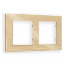 Рамка на 2 поста Ambrella Volt Platos Металл AF550302