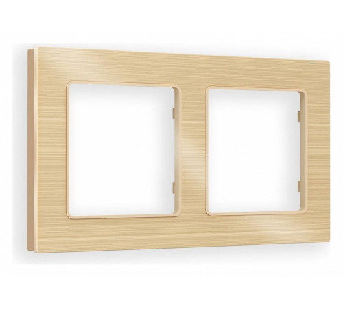 Рамка на 2 поста Ambrella Volt Platos Металл AF550302