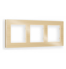 Рамка на 3 поста Ambrella Volt Platos Металл AF550303