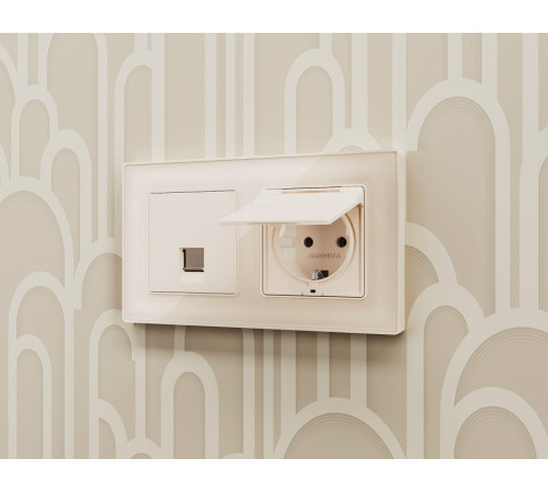 Рамка на 2 поста Ambrella Volt Arctic AF580302