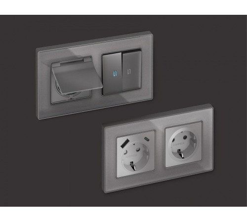 Рамка на 3 поста Ambrella Volt Arctic AF580653