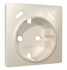 Накладка для розетки с заземлением и со шторками и 2хUSB type С Ambrella Volt ALFA AP3105