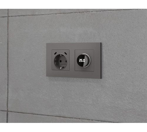 Накладка для терморегулятора электромеханического для теплого пола Ambrella Volt ALFA AP6558