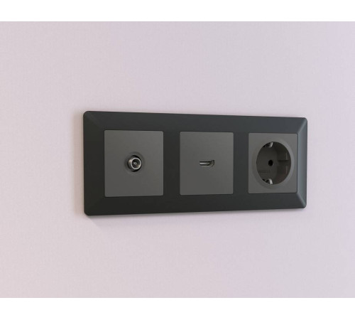 Накладка для розетки HDMI Ambrella Volt Quant AP9140