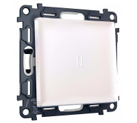 Выключатель самовозвратный одноклавишный с подсветкой, без рамки Ambrella Volt MA MA202055