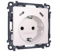Розетка с заземлением и 2хUSB type C, без рамки Ambrella Volt MA MA210510