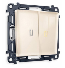 Выключатель проходной двухклавишный с подсветкой Ambrella Volt Quant MA304030