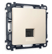 Розетка телефонная RJ-11 со штрокой, без рамки Ambrella Volt Quant MA332030