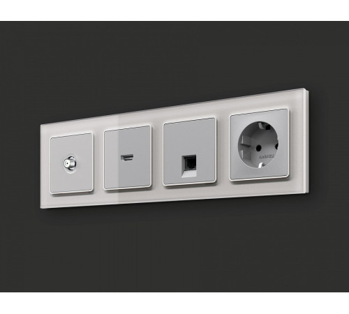 ТВ-розетка без рамки Ambrella Volt ALFA MA413050