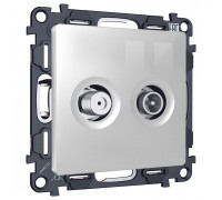 ТВ-розетка и SAT-розетка оконечная без рамки Ambrella Volt ALFA MA413310