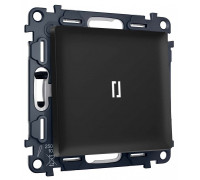 Выключатель самовозвратный одноклавишный с подсветкой, без рамки Ambrella Volt MA MA802055