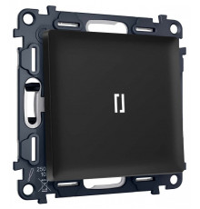 Выключатель самовозвратный одноклавишный с подсветкой, без рамки Ambrella Volt MA MA802055