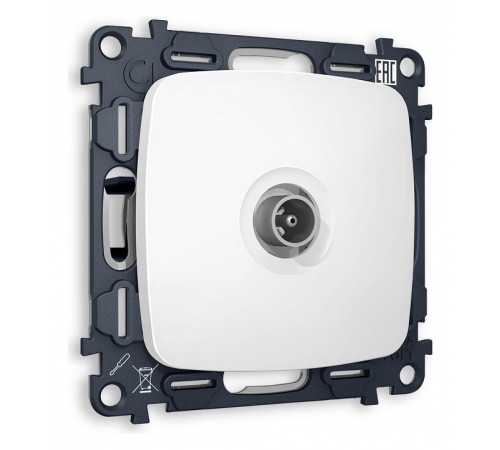 ТВ-розетка оконечная без рамки Ambrella Volt Quant MO133010