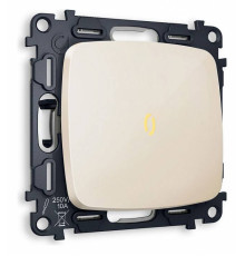 Выключатель проходной одноклавишный с подсветкой без рамки Ambrella Volt Quant MO302030