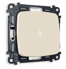 Выключатель одноклавишный с подсветкой без рамки Ambrella Volt Quant MO322015