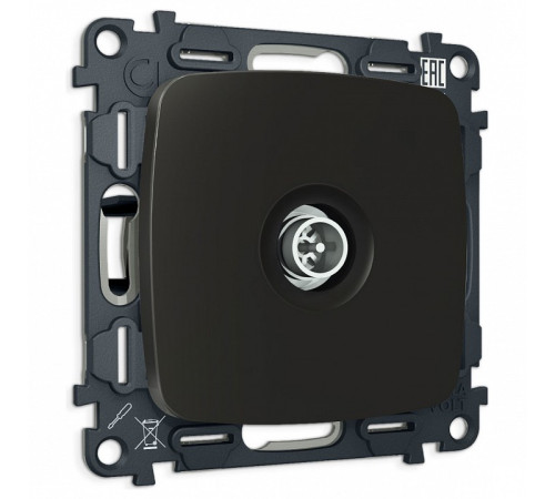 ТВ-розетка оконечная без рамки Ambrella Volt OMEGA MO813005