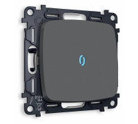 Выключатель одноклавишный с подсветкой без рамки Ambrella Volt Quant MO902020