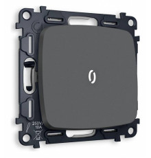 Выключатель проходной одноклавишный с подсветкой без рамки Ambrella Volt Quant MO902035