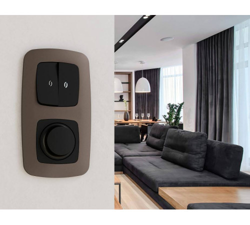 Рамка на 2 поста Ambrella Volt Ecta OF140632
