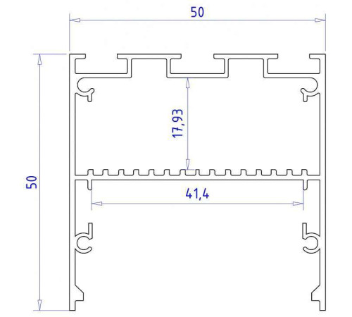 Короб накладной Ambrella Light Profile System GP GP3100BK