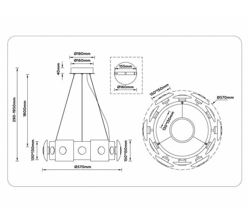 Подвесной светильник Ambrella Light LH LH31024