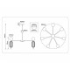 Люстра на штанге Ambrella Light LH LH53106