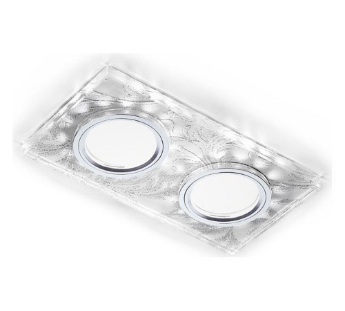 Встраиваемый светильник Ambrella Light S S234/2 W/CH/WH