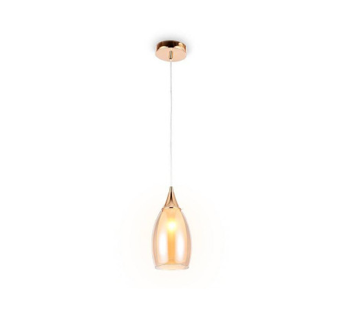 Подвесной светильник Ambrella light TR TR3543 1xE27 белый/золото TR3543