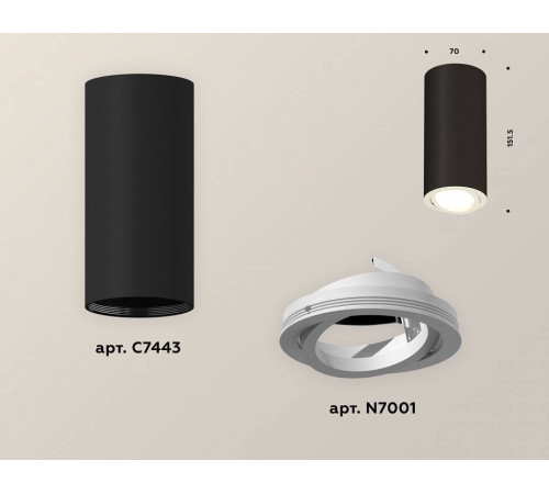 Накладной светильник Ambrella Light XS XS7443001