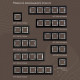 Выключатель проходной двухклавишный без рамки Arte Milano 203 203.32-2.black